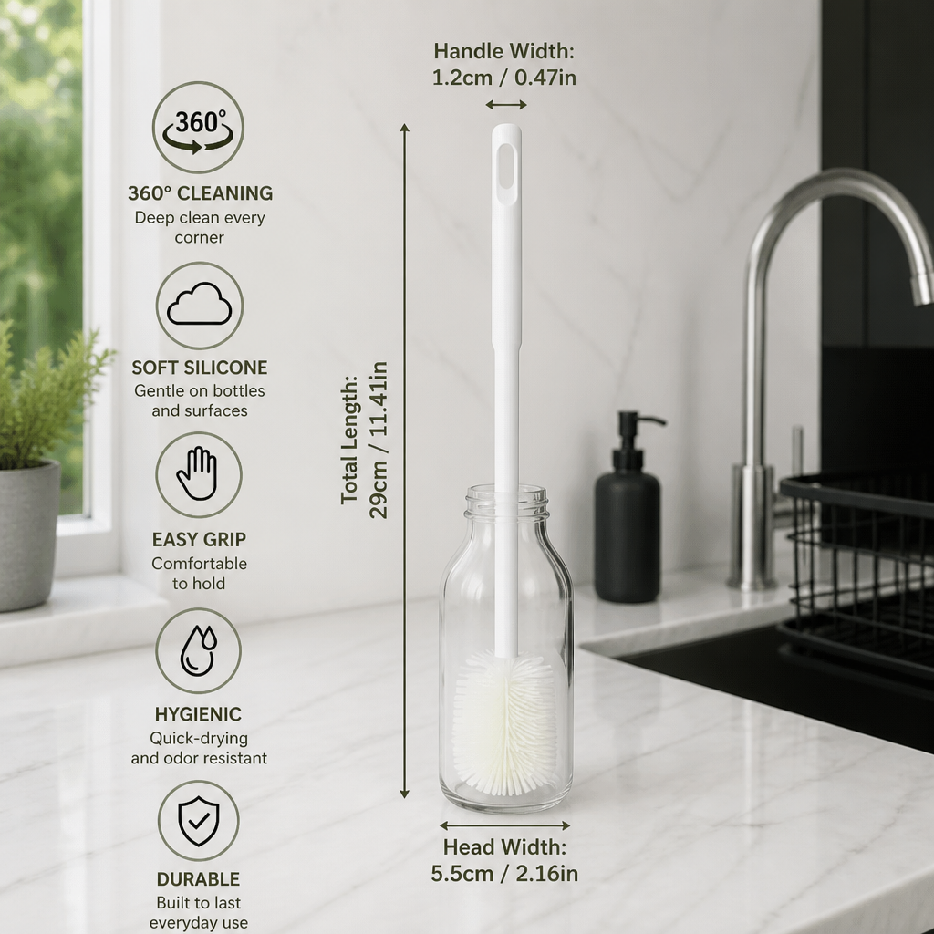 360° Angled Bottle Brush (3-Pack)