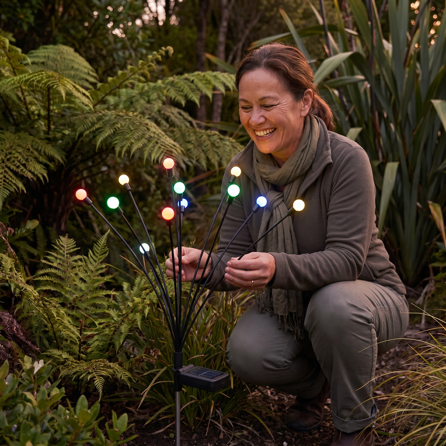 Solar Fireflies Garden Lights