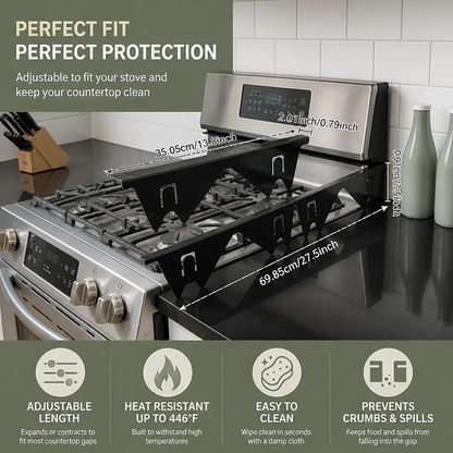 Expandable Stove Gap Cover – Adjustable Cover for Kitchen Countertops