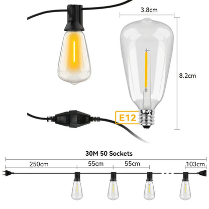 Weatherproof LED Fairy Lights