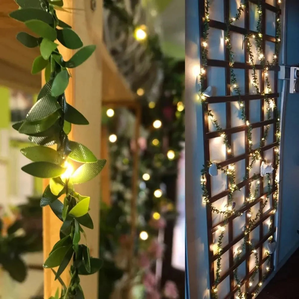 LED Fairy Lights With Ivy Tendrils - Decorative Fairy Lights For Indoors And Outdoors