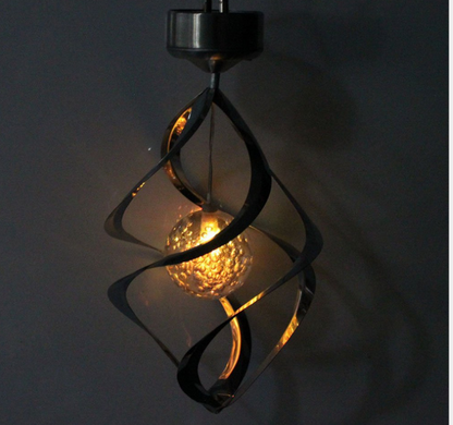 LED Solar Wind Chimes With Colour Change - Decorative Garden Lighting For Outdoors