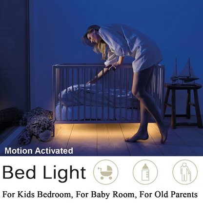 LED Light Strip With Remote Control - 2 Metre Flexible Strip For Decorative Lighting In Cupboards And Shelves