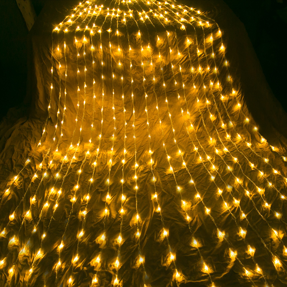 Led Light Curtain With Colour Change - Decorative Fairy Lights For Windows  Walls And Parties