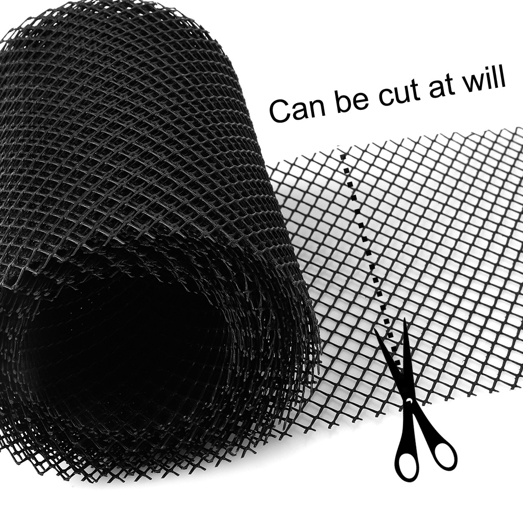 Gutter Protection Net - Plastic Leaf and Dirt Trap for Easy Cleaning