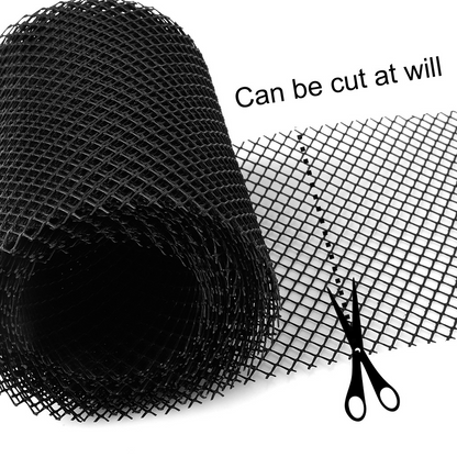 Gutter Protection Net - Plastic Leaf and Dirt Trap for Easy Cleaning