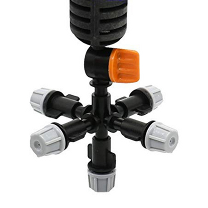 Rotatable Spray Nozzle with Multiple Spray Heads - Adjustable Watering for Garden Plants