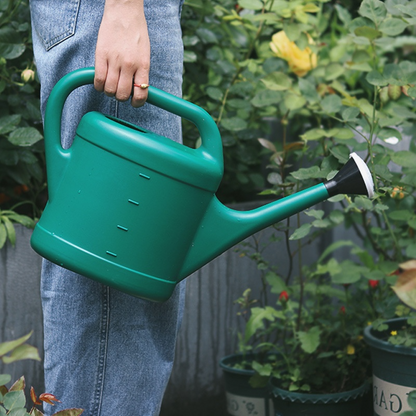 Large - Volume Watering Can with Long Spout - Plastic for Garden Maintenance