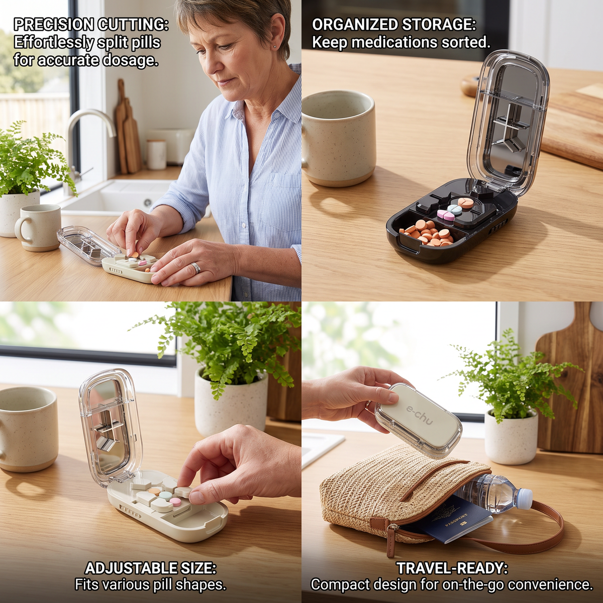 Adjustable Precision Pill Cutter
