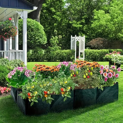 Planting Bag with Multiple Compartments - Robust Garden Storage for Plants and Herbs