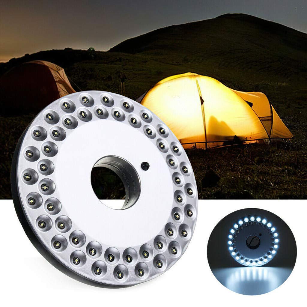Solar Led Camping Lamp - Portable  Hanging Tent Lighting For Outdoor Activities