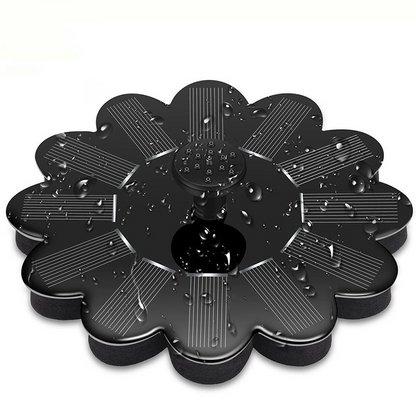 Solar - Powered Fountain for the Garden - Flower Design Water Fountain for Ponds and Pools