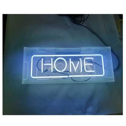 Neon Sign Acrylic Glass - LED Light Box For Living Room & Bedroom , Decorative Table Lamp