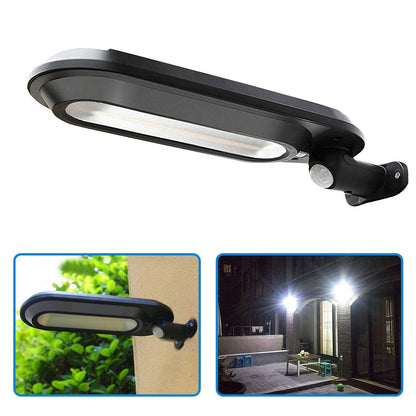Solar Wall Light With Motion Detector - LED Outdoor Lighting For Garden & Patio