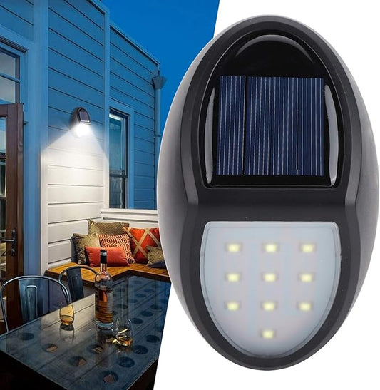 Solar Led Wall Lamp For Outdoors - Weatherproof Energy - Saving And With Motion Detector