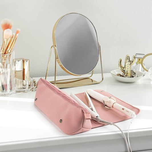 2-in-1 Hair Tool Travel Bag & Heat-Resistant Pad