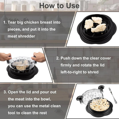 Ergonomic Chicken Shredder