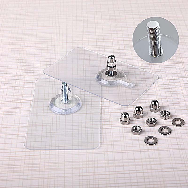 Self - Adhesive Wall Hooks with Thread | for a Secure Hold and Versatile Use