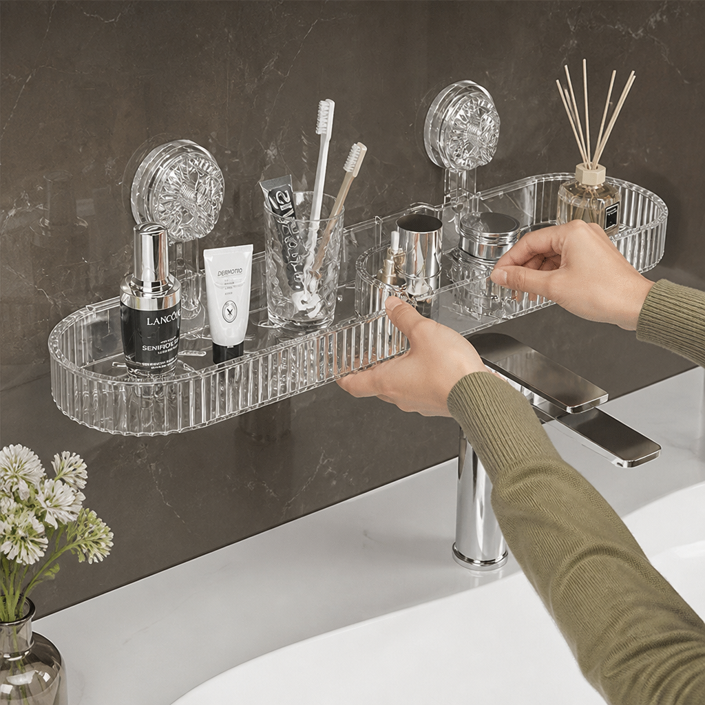 Suction Cup Sink Shelf