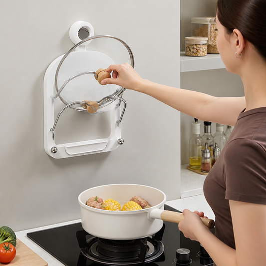 Practical Pot Lid Holder
