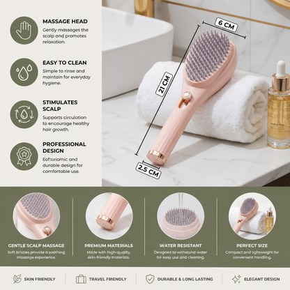 Easy-to-Clean Massage Hair Comb