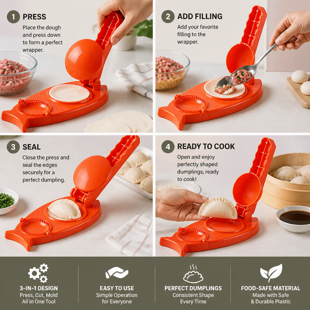 Dumpling Maker for the Kitchen – Practical Kitchen Tool