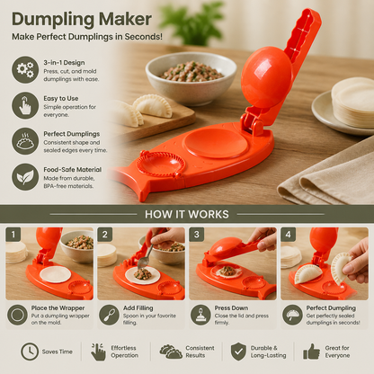 Dumpling Maker for the Kitchen – Practical Kitchen Tool