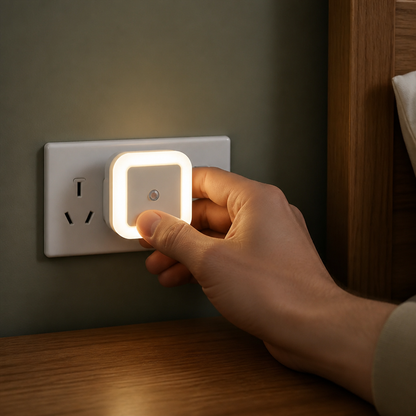 LED night light set with sensor – compact & energy-efficient