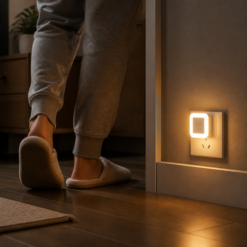LED night light set with sensor – compact & energy-efficient