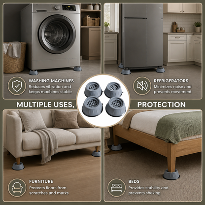 Anti-Vibration Pads for Washing Machine – Non-Slip & Noise Reduction