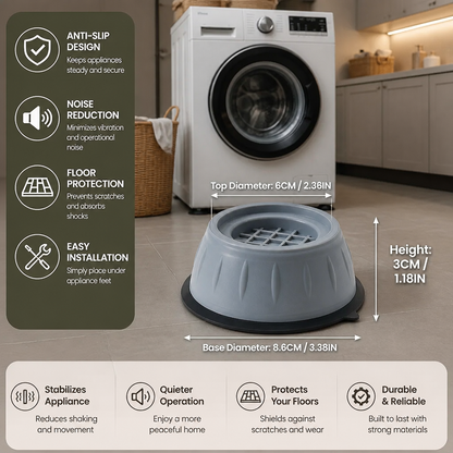 Anti-Vibration Pads for Washing Machine – Non-Slip & Noise Reduction