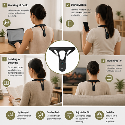 Ergonomic Posture Corrector – Back Support Device for Improving Healthy Posture in Daily Life
