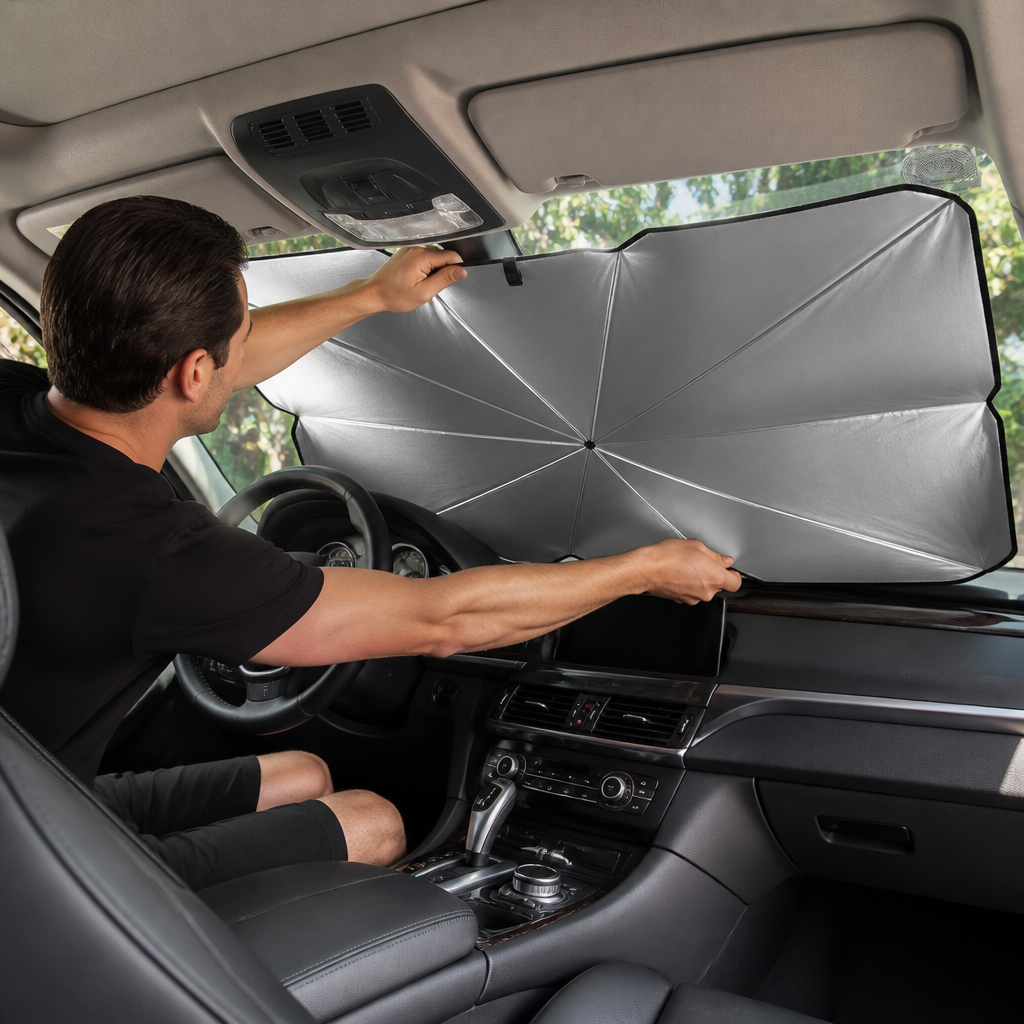 Foldable Windshield Sun Shade Umbrella