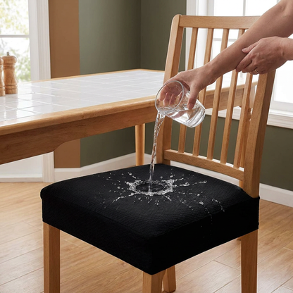 Waterproof Jacquard Chair Cushion Cover – Non-Slip & Easy Care