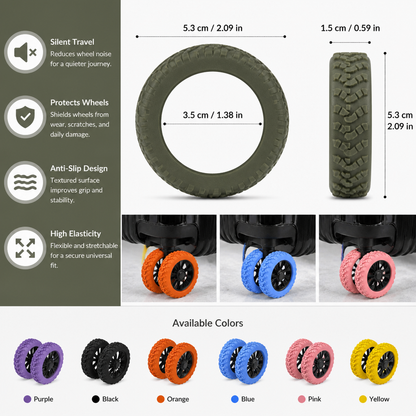 Wheel protector for luggage