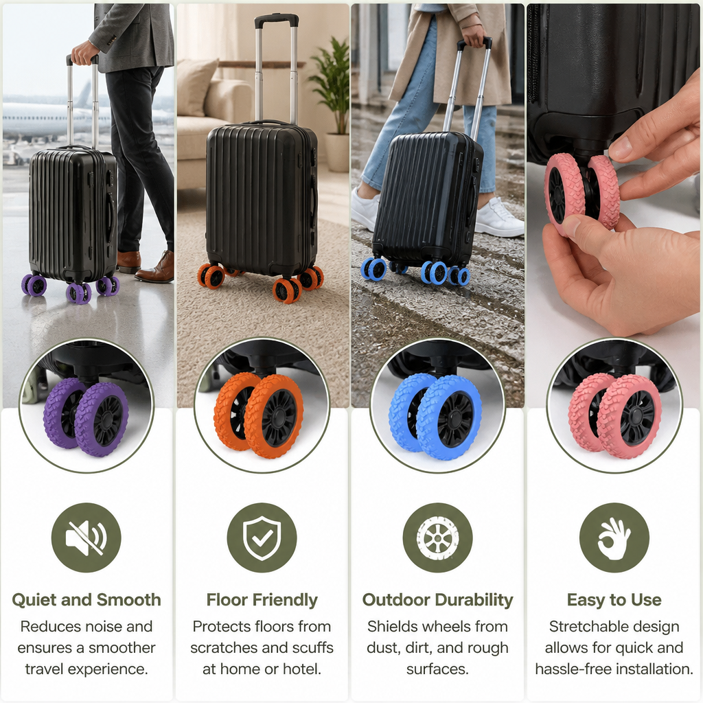 Wheel protector for luggage