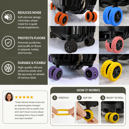 Wheel protector for luggage