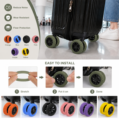 Wheel protector for luggage