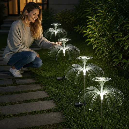 Magical LED Jellyfish Garden Lights – 7 Color Changing Outdoor Decor Lights