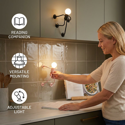 LED Lamp with Suction Cup – Interchangeable and Playful Design for Decoration