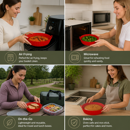 Reusable Non-Stick Silicone Mold for Air Fryer