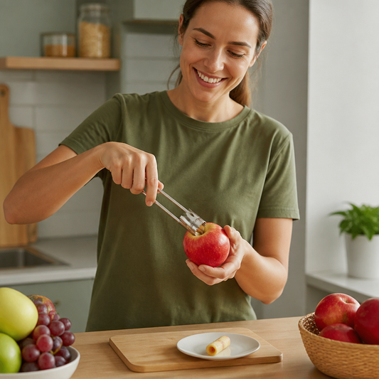Stainless Steel Fruit Corer – Multifunctional Tool for Easily Removing Cores from Fruits & Vegetables