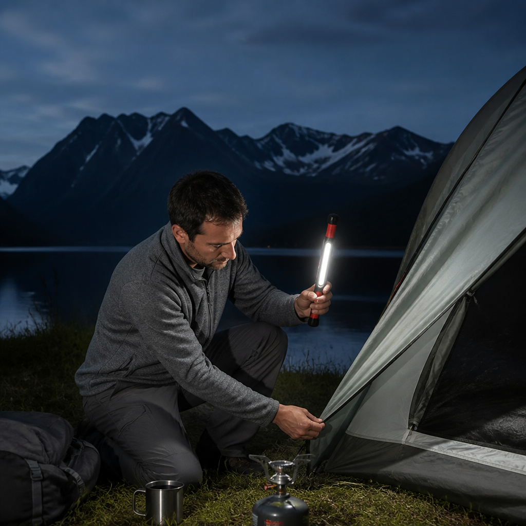 LED Work Light 3000LM – Rechargeable, Magnetic Base & Hanging Hook
