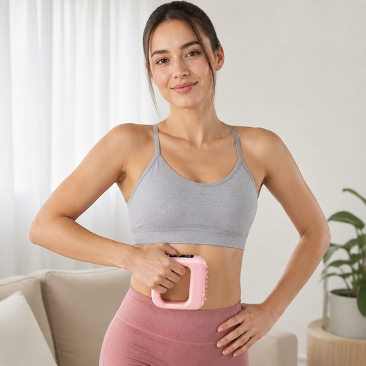 Fascia Massage Device – Vibrating Muscle Activation and Body Shaping Device for Abdomen, Waist and Full Body