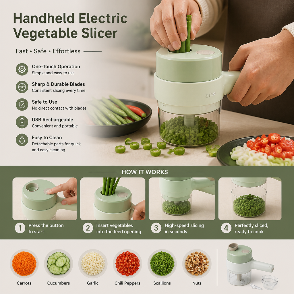 Electric Vegetable Slicer