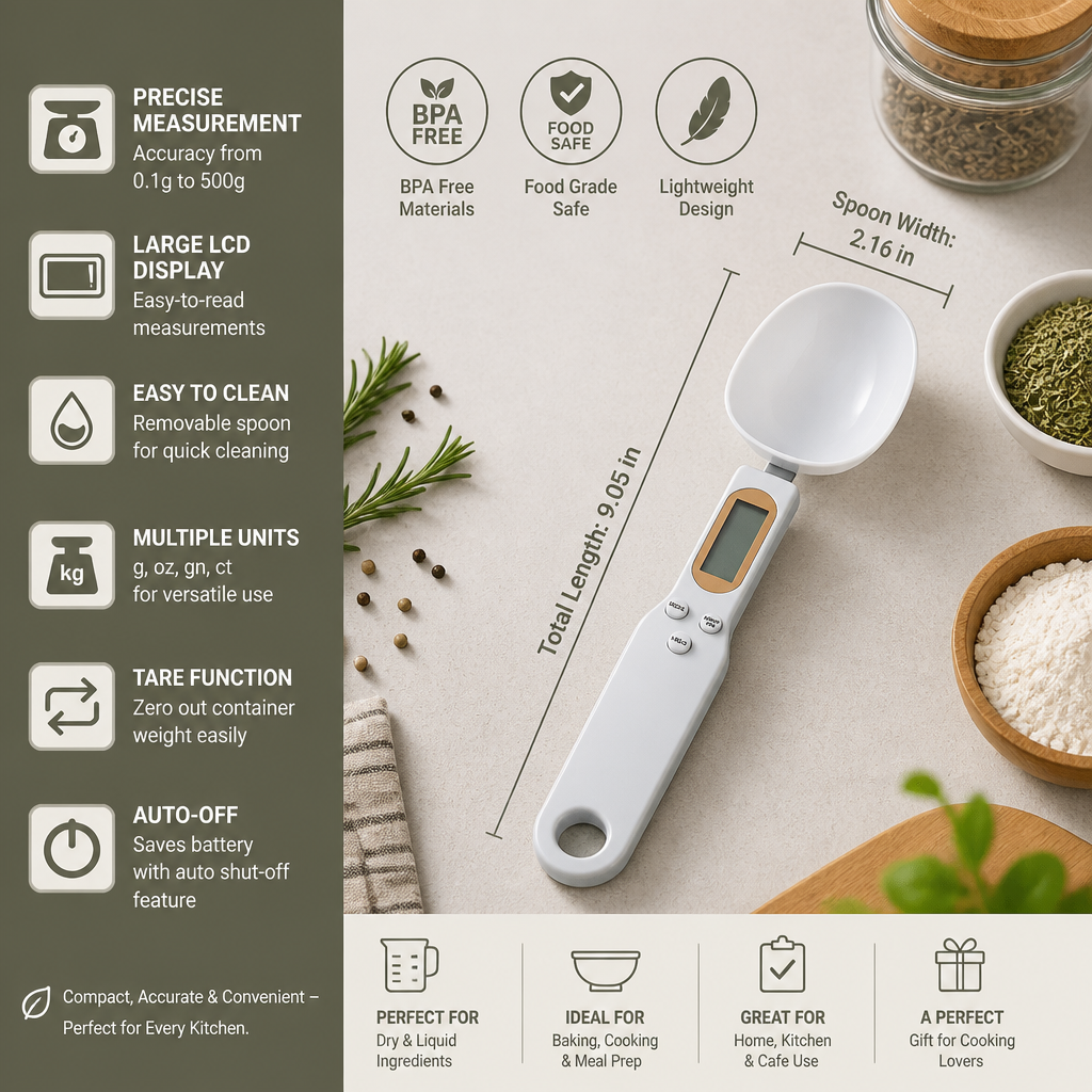 Smart Precision Measuring Spoon