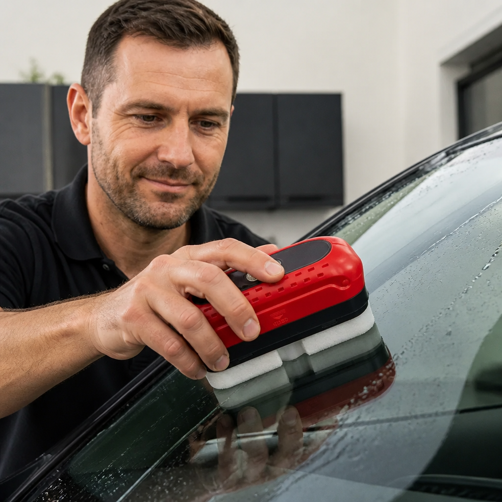 Water-Repellent Oil Film Brush for Perfect Visibility