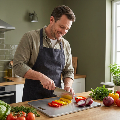 Titan Pro – Premium German Stainless Steel Cutting Board