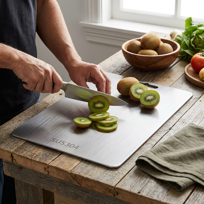 Titan Pro – Premium German Stainless Steel Cutting Board