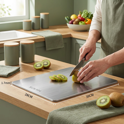 Titan Pro – Premium German Stainless Steel Cutting Board